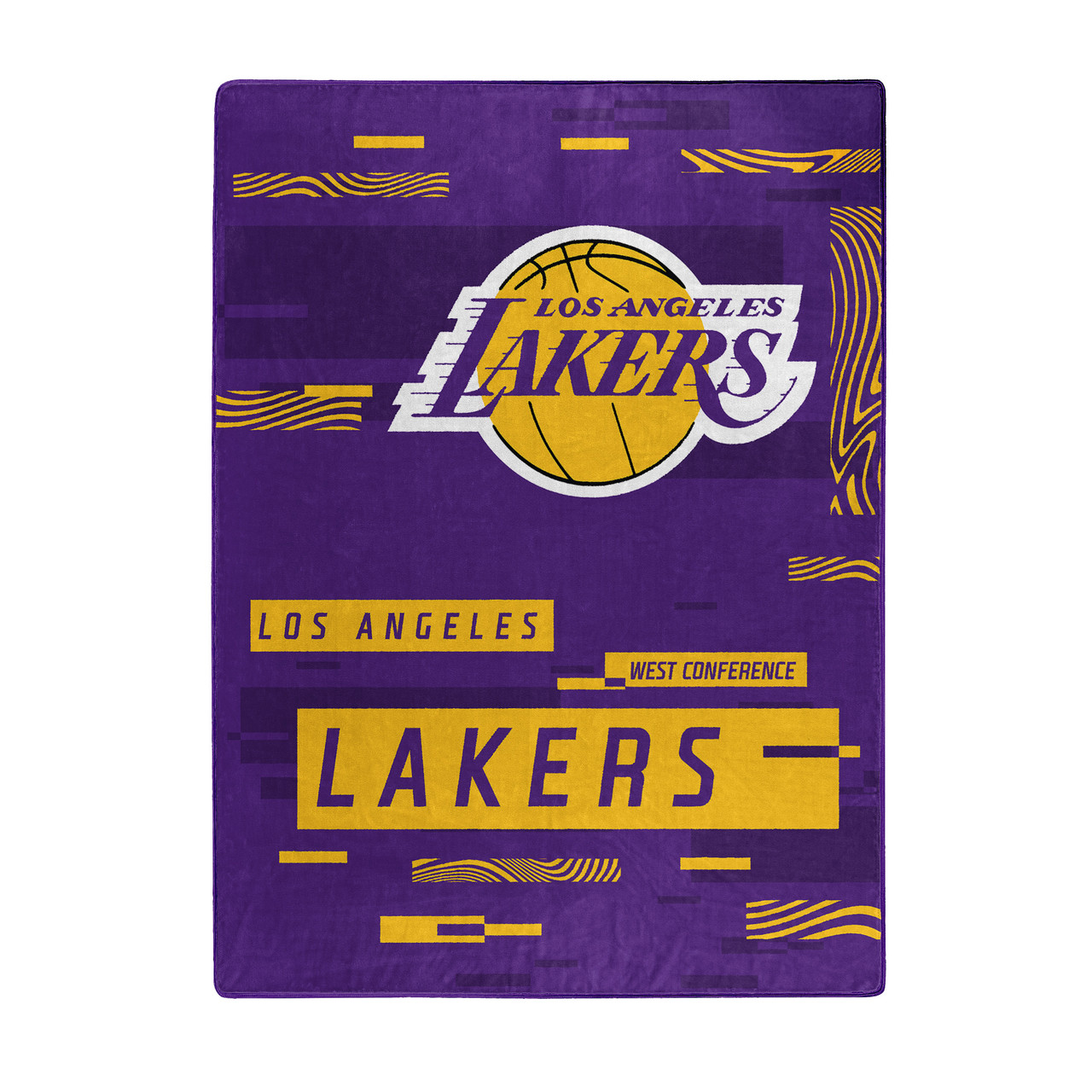 Los Angeles Lakers Digital Design Raschel Blanket 60x80"