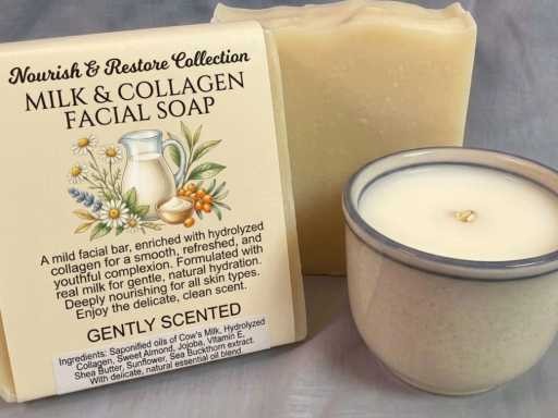 Milk & Collagen Facial Soap