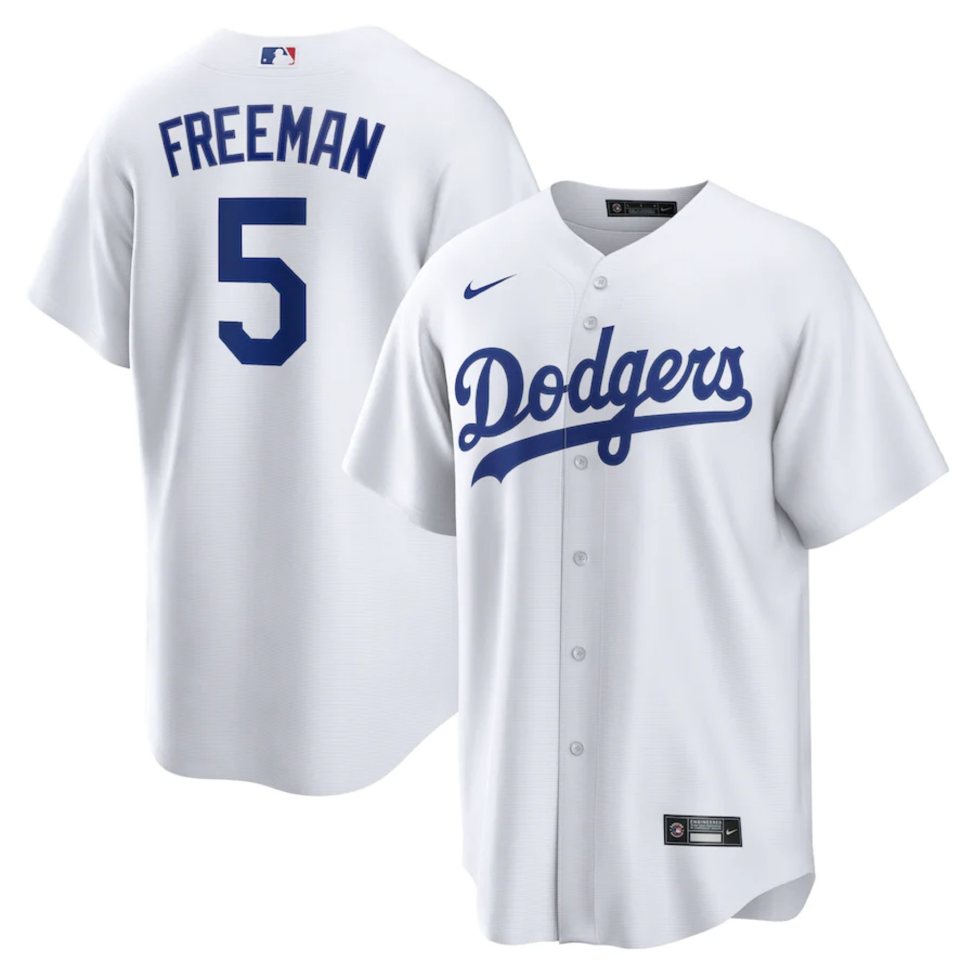 Los Angeles Dodgers Freddie Freeman #5 Nike Home Jersey