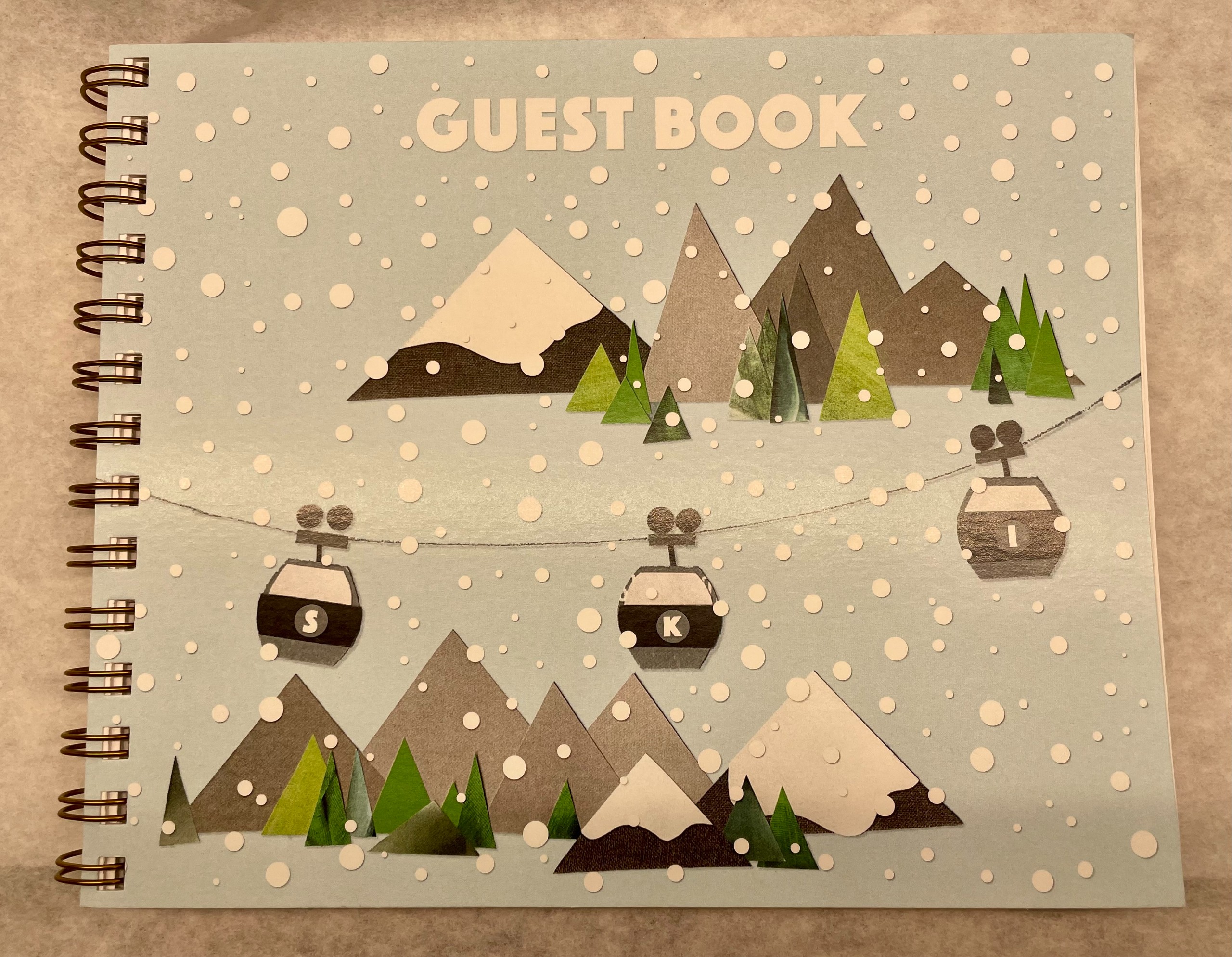 Ski Gondola Guest Book