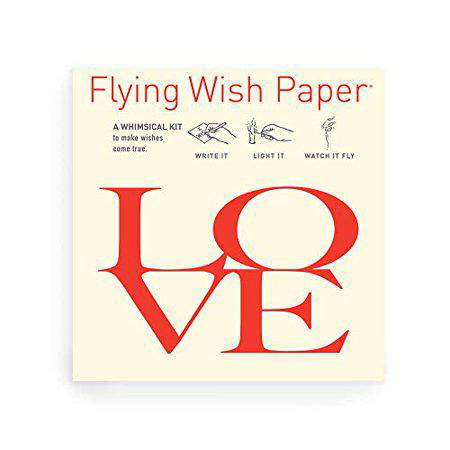 Flying Wish Paper Write It. Light It Watch it Fly -! Love Letters