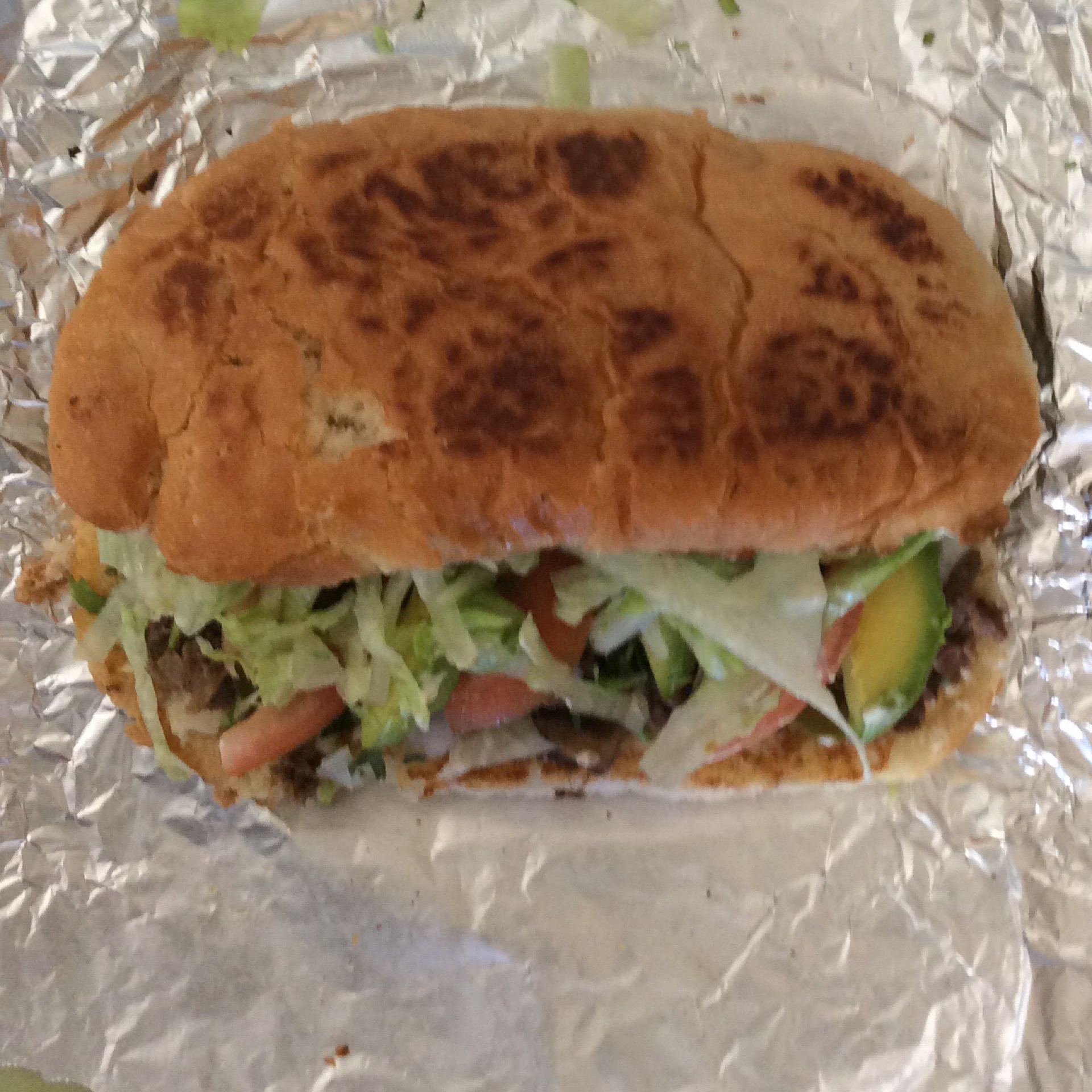 Torta de Buche - Pork Maw Torta from Tacos del Valle