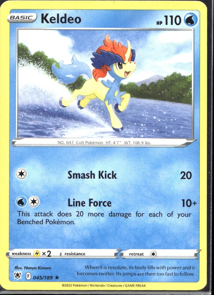 Keldeo - SWSH10 45/189
