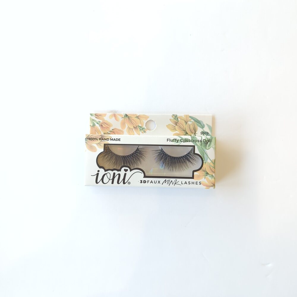 ioni 3D Faux Mink Lashes - Fluffy Crisscross Doll