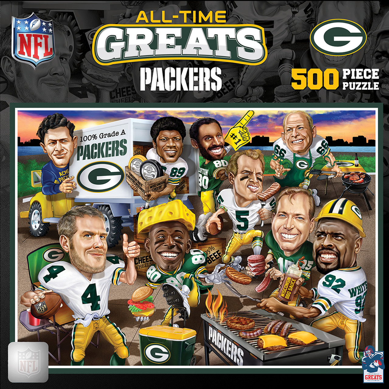 Green Bay Packers All-Time Greats Puzzle 500ct