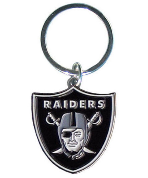 Las Vegas Raiders Mega Chrome Keychain