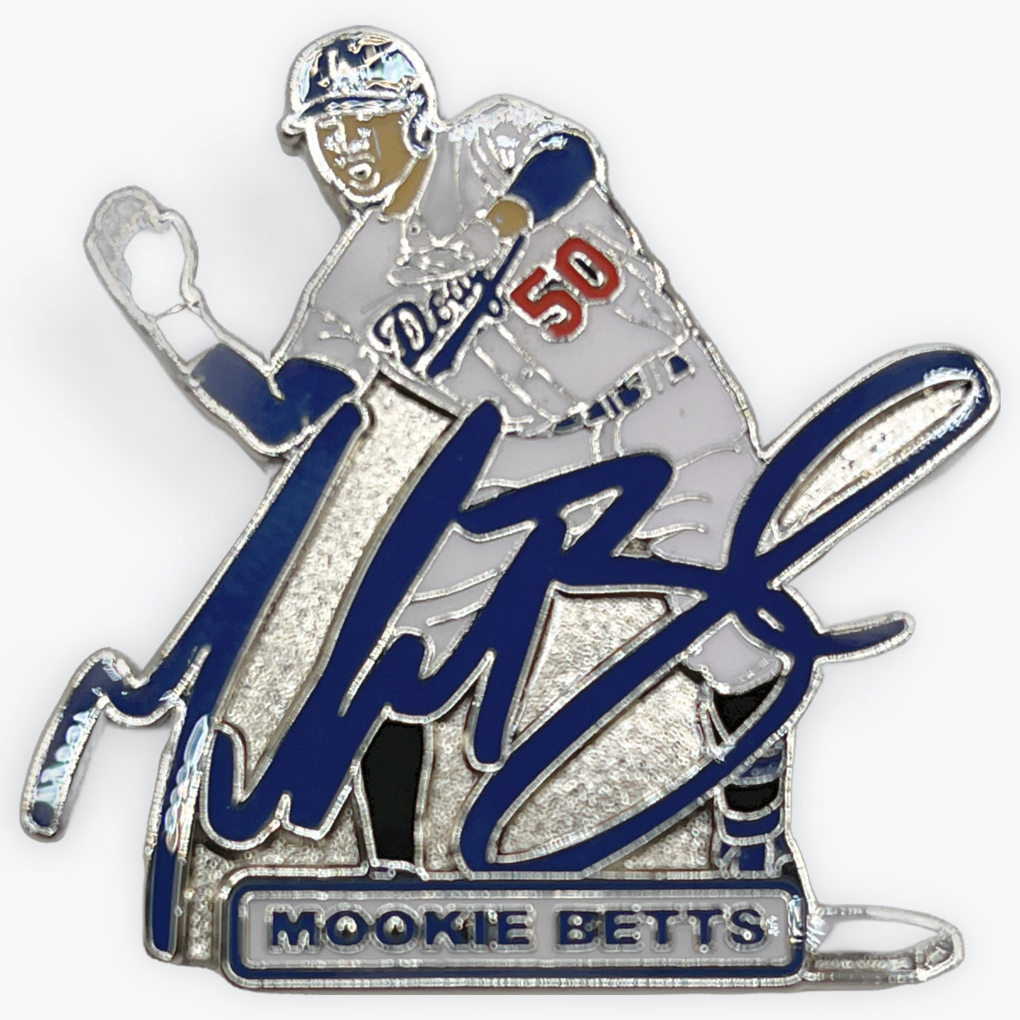 Los Angeles Dodgers Mookie Betts Celebration Signature Collectors Pin