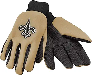 New Orleans Saints Two Tone Adult Size Gloves