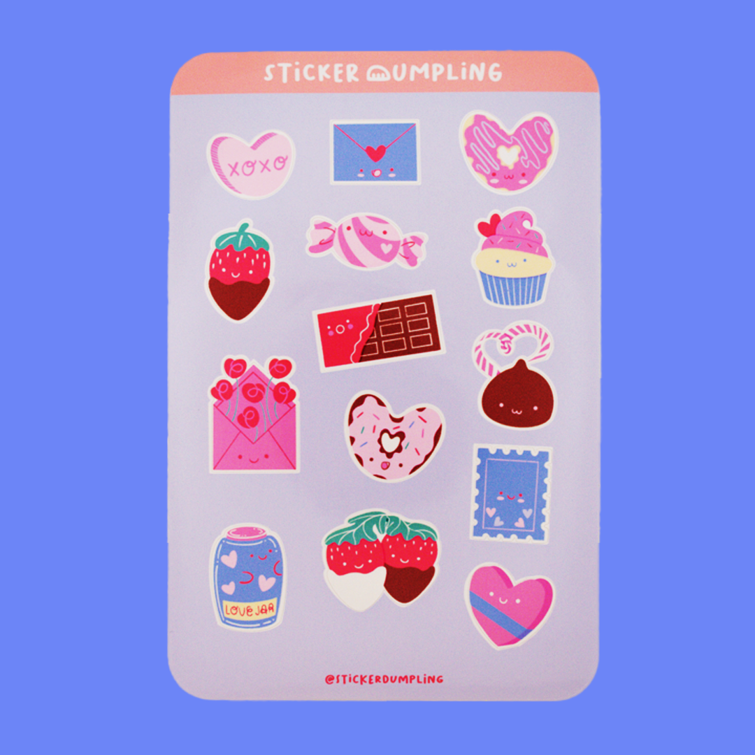 Love You Lots Sticker Sheet