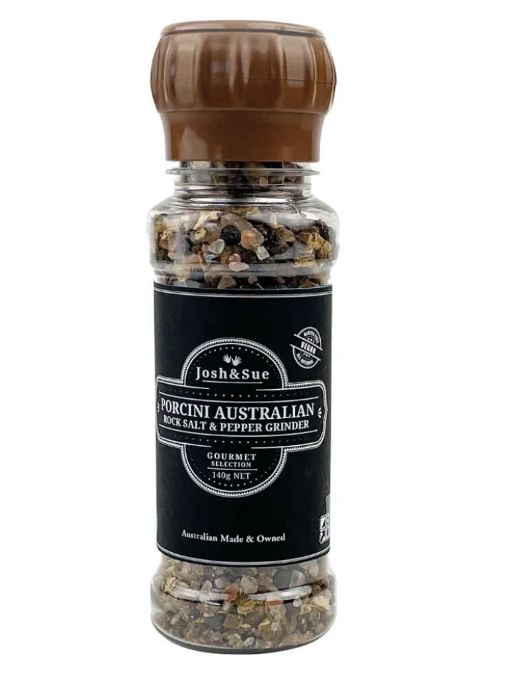 Porcini Salt & Pepper Grinder Josh & Sue