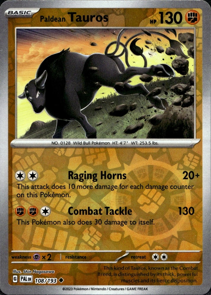 Paldean Tauros - SV02 108/193