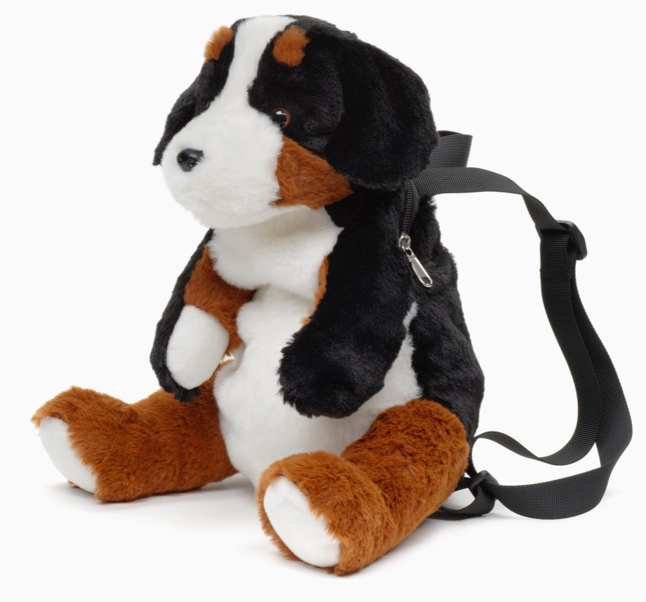 Bernese Mountain Dog Plush Backpack