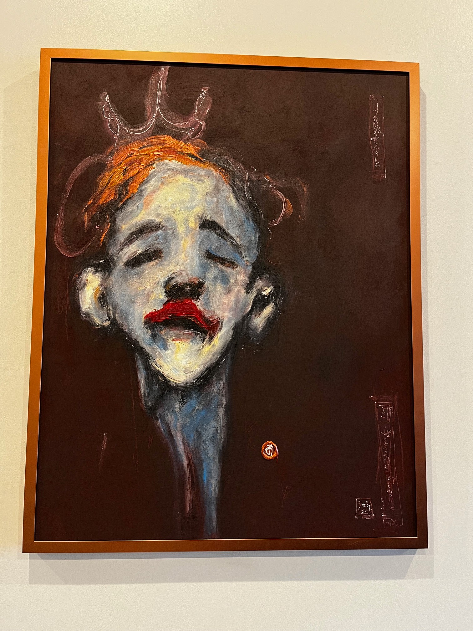 Arvydas Gaiciunas (Retne) - Dua N-8 (XL) – Abstract Expressionist Character Portraiture