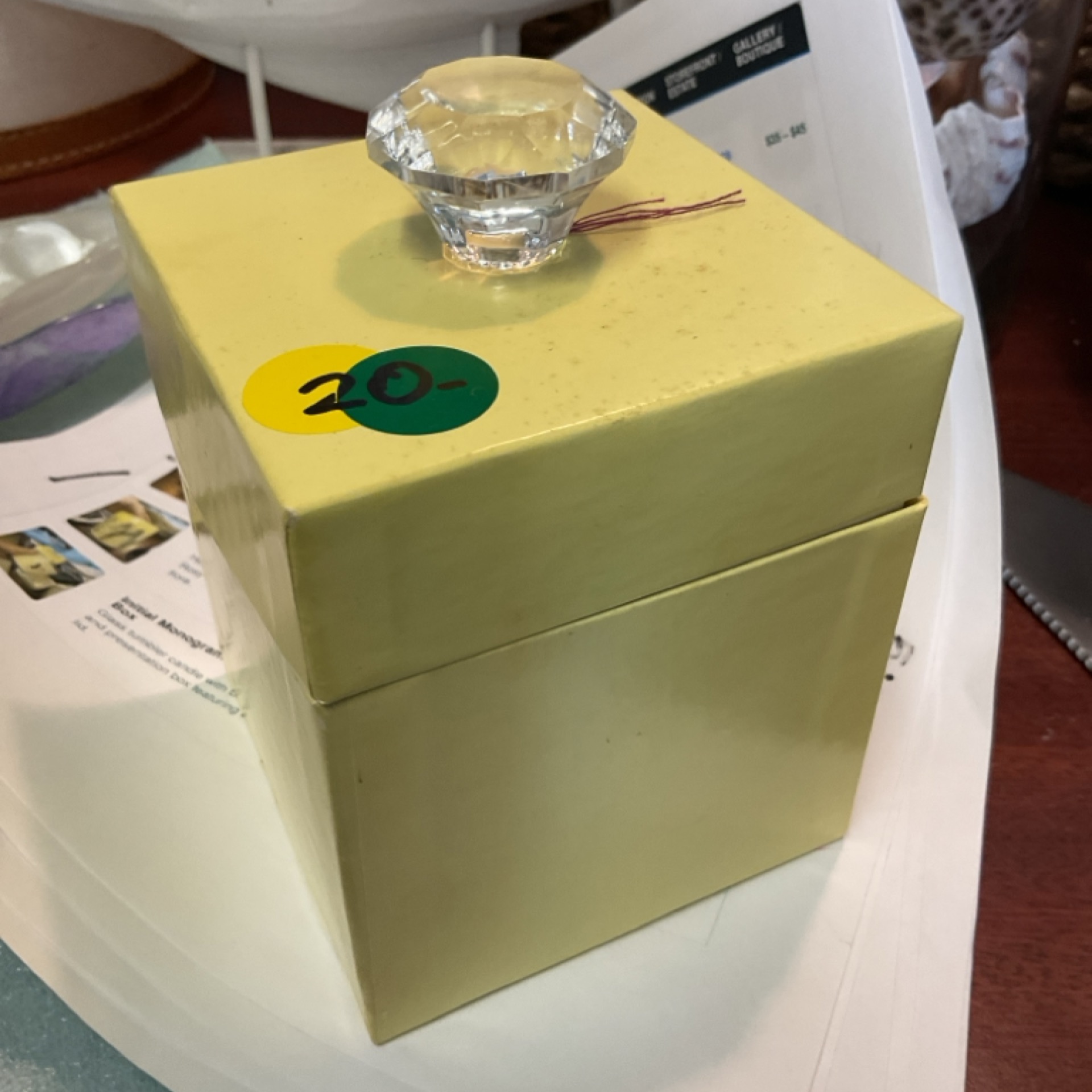 Boxed Y Candle