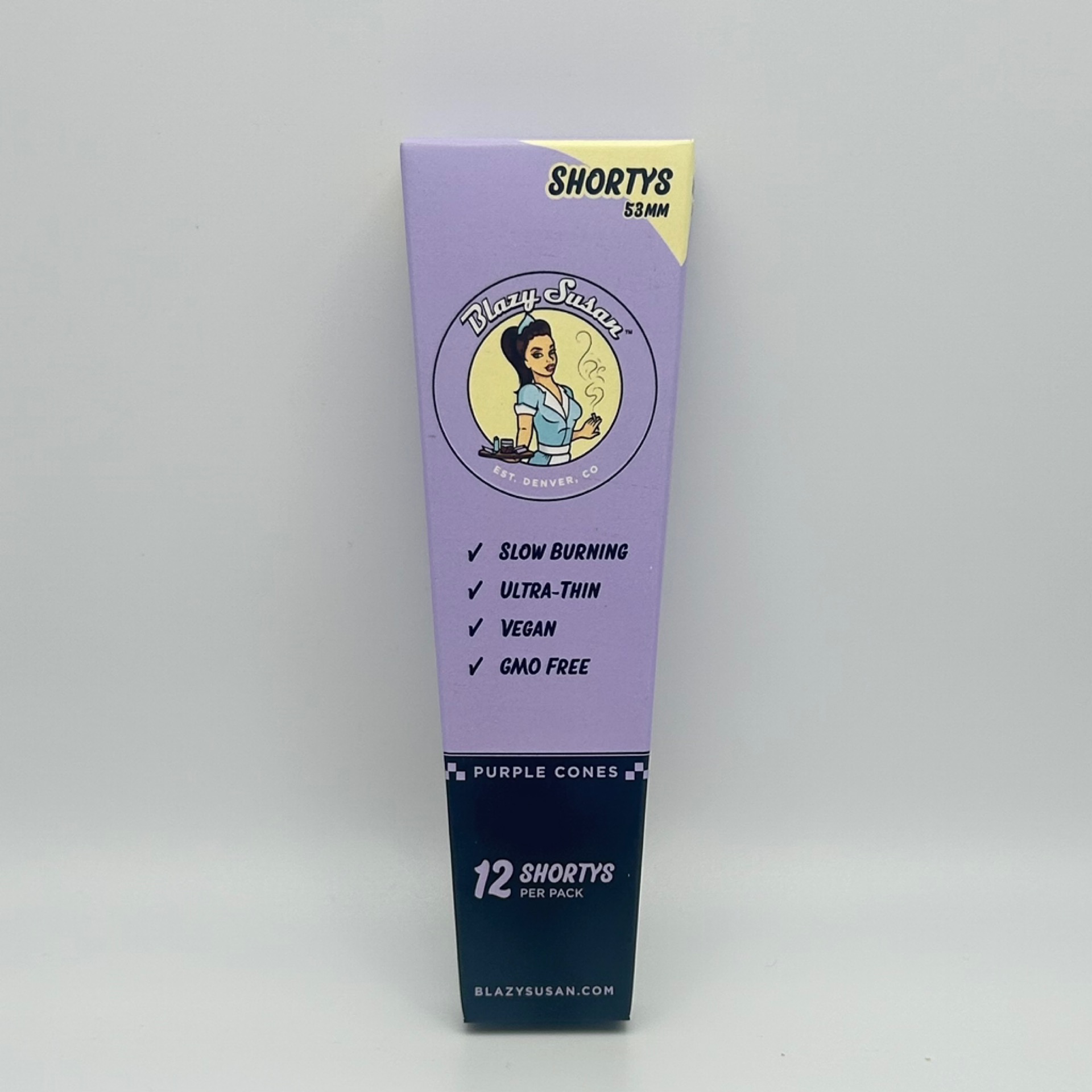 Blazy Susan 53mm Cone 12pck SHORTY'S - Green