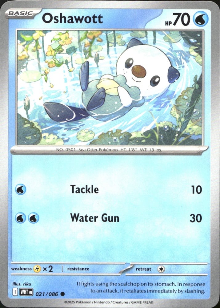 Oshawott - SV10.5W 21/86