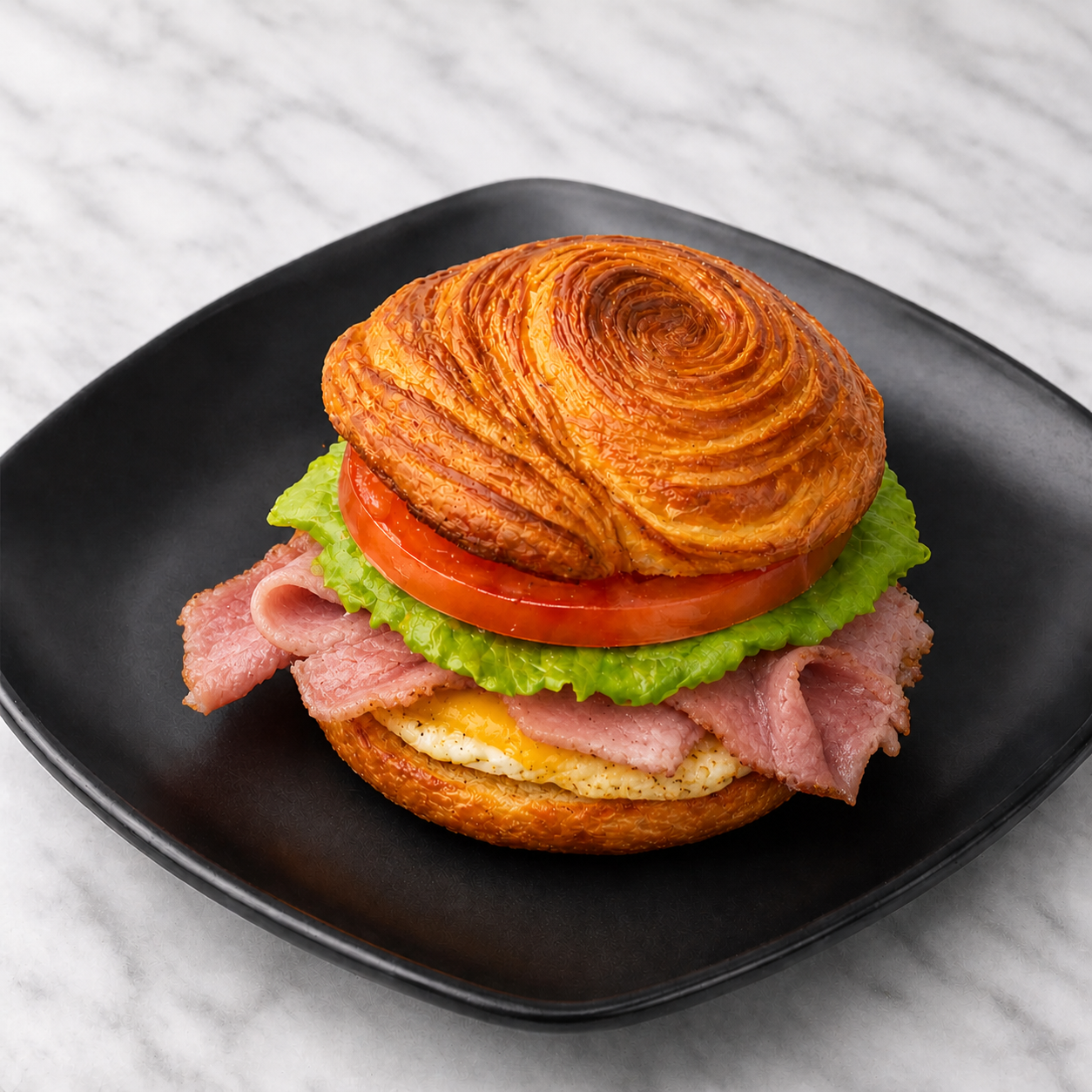 Ham & Egg Breakfast Sandwich