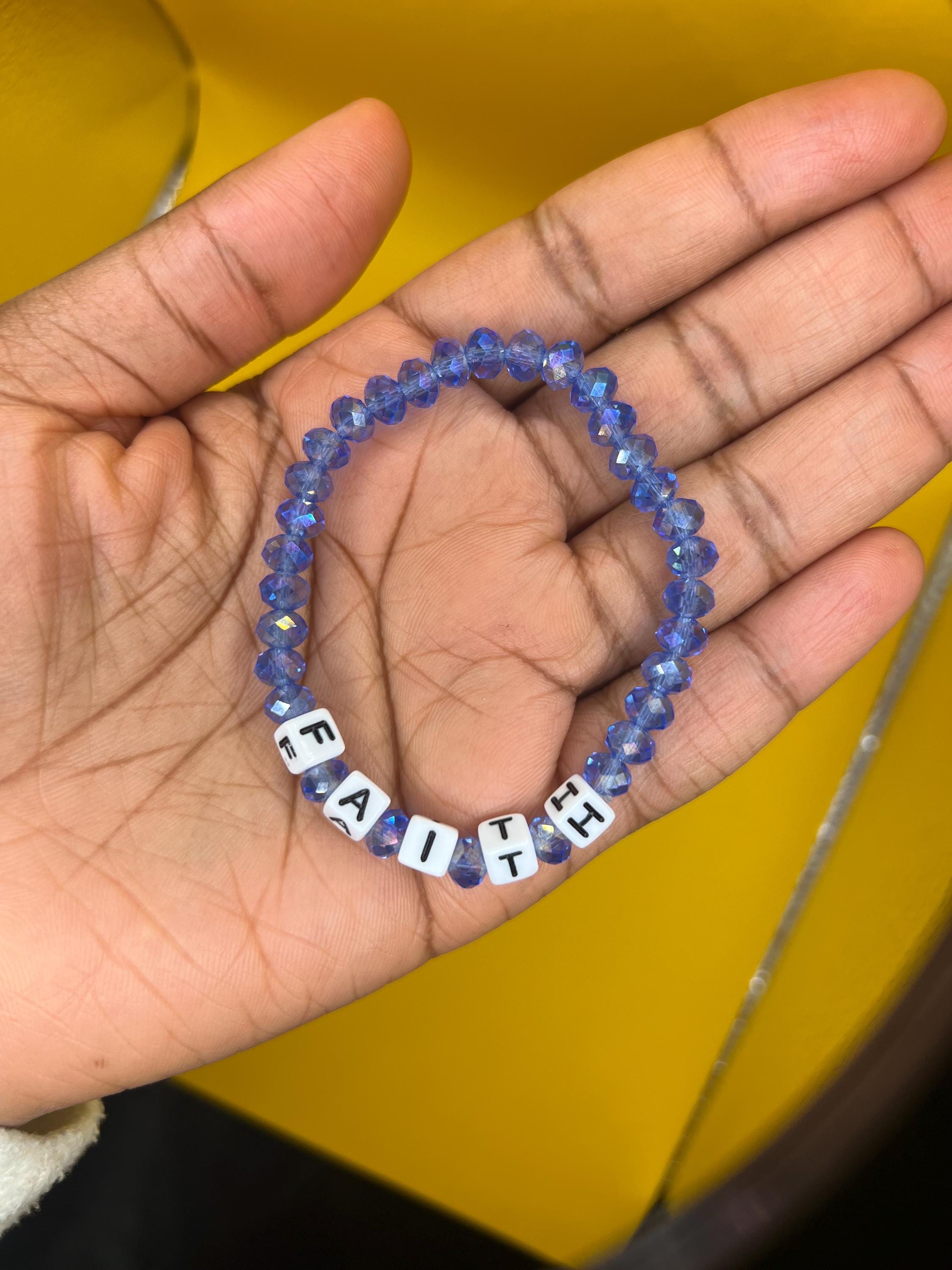 Personalized Christian Beaded Bracelet – Scripture Verse Jewelry view 7
