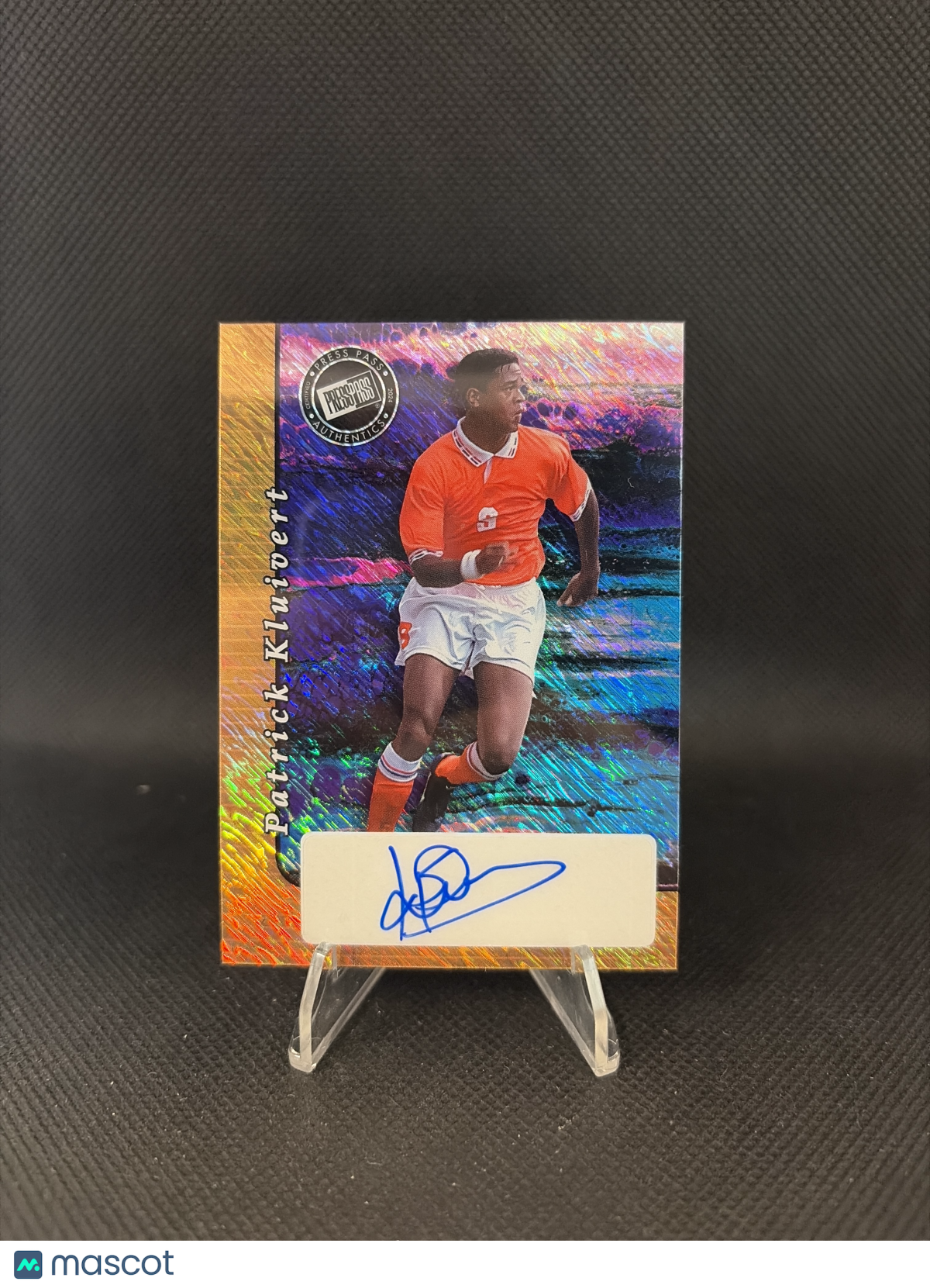 2024 Leaf Press Pass Patrick Kluivert Gold Shimmer 1/1!!!