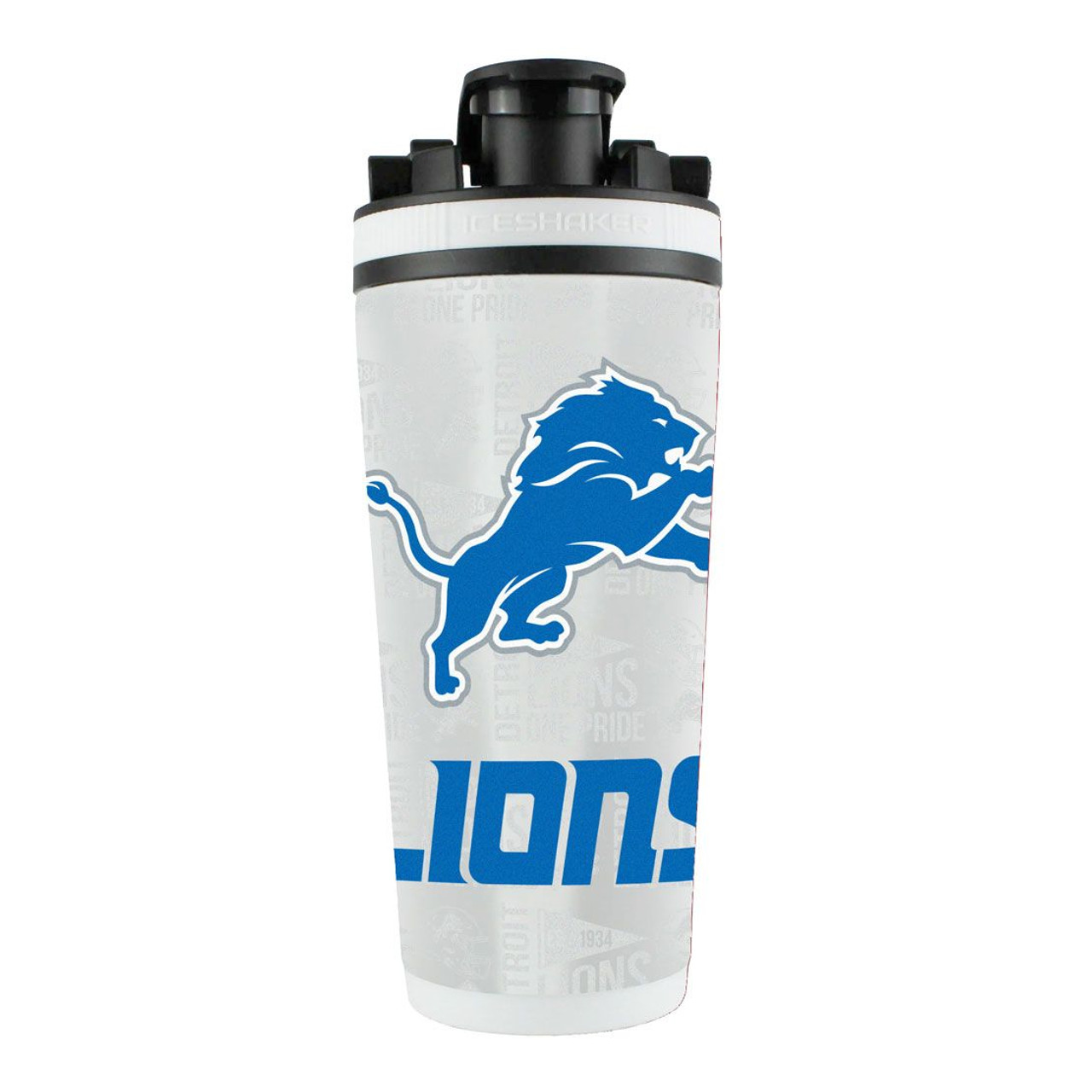 Detroit Lions 4D Stainless Steel Ice Shaker 26oz