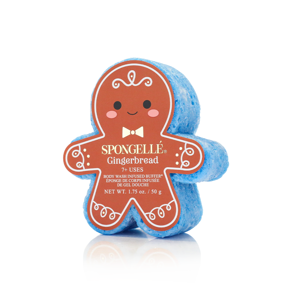 Spongellé Sugar & Spice Gingerbread Holiday Gift Set 5