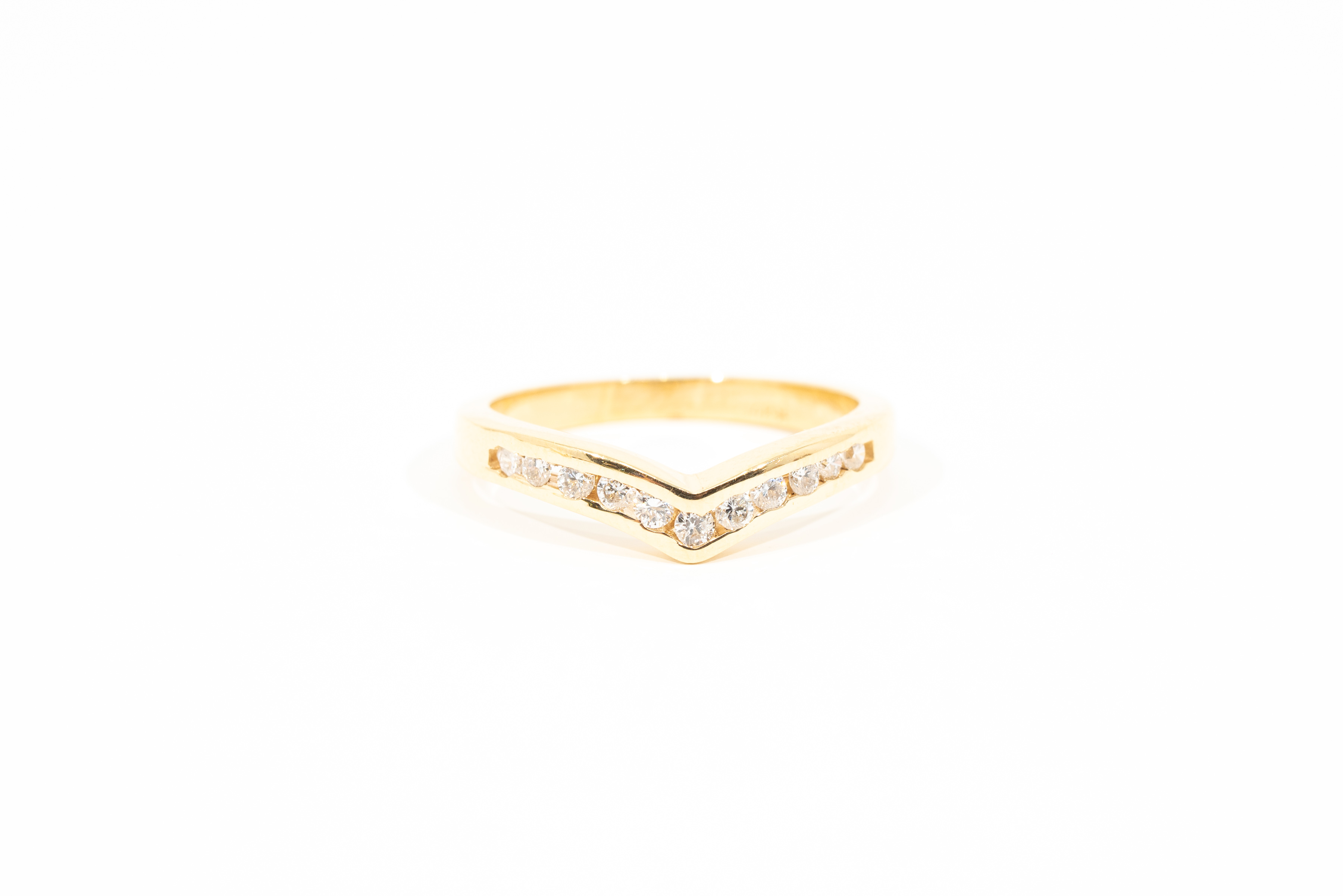 Heaven Sent 14K Yellow-Gold Wedding Set