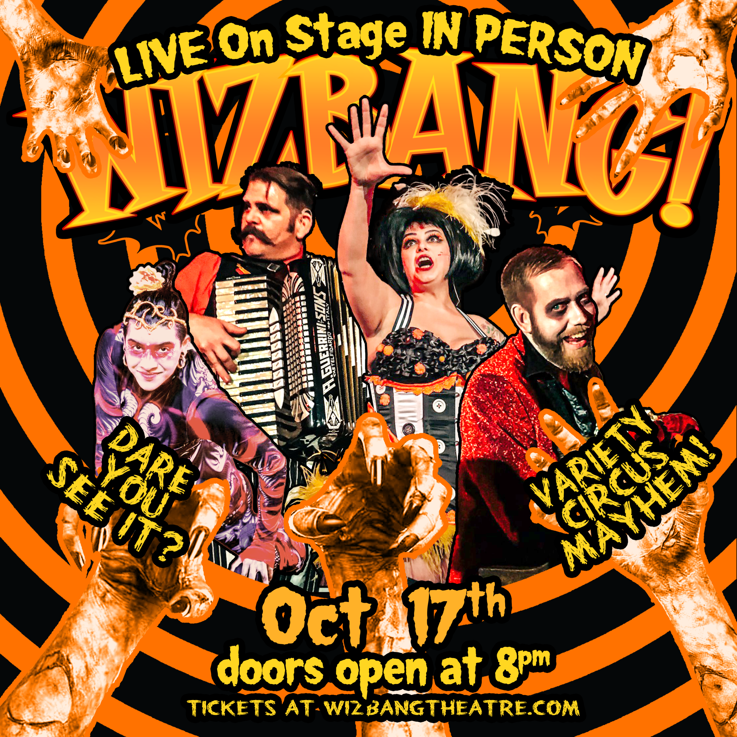 October 17th WIZBANG's Halloween Spooktacular!