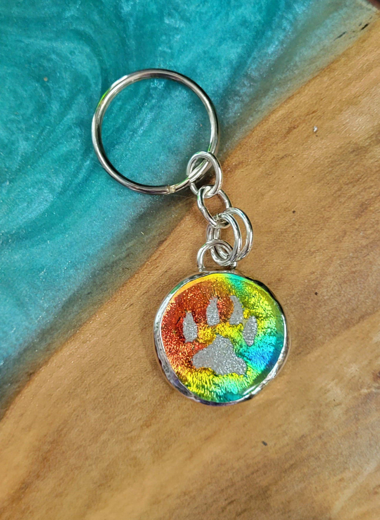 Cremation Keychain by Moss Creek Art