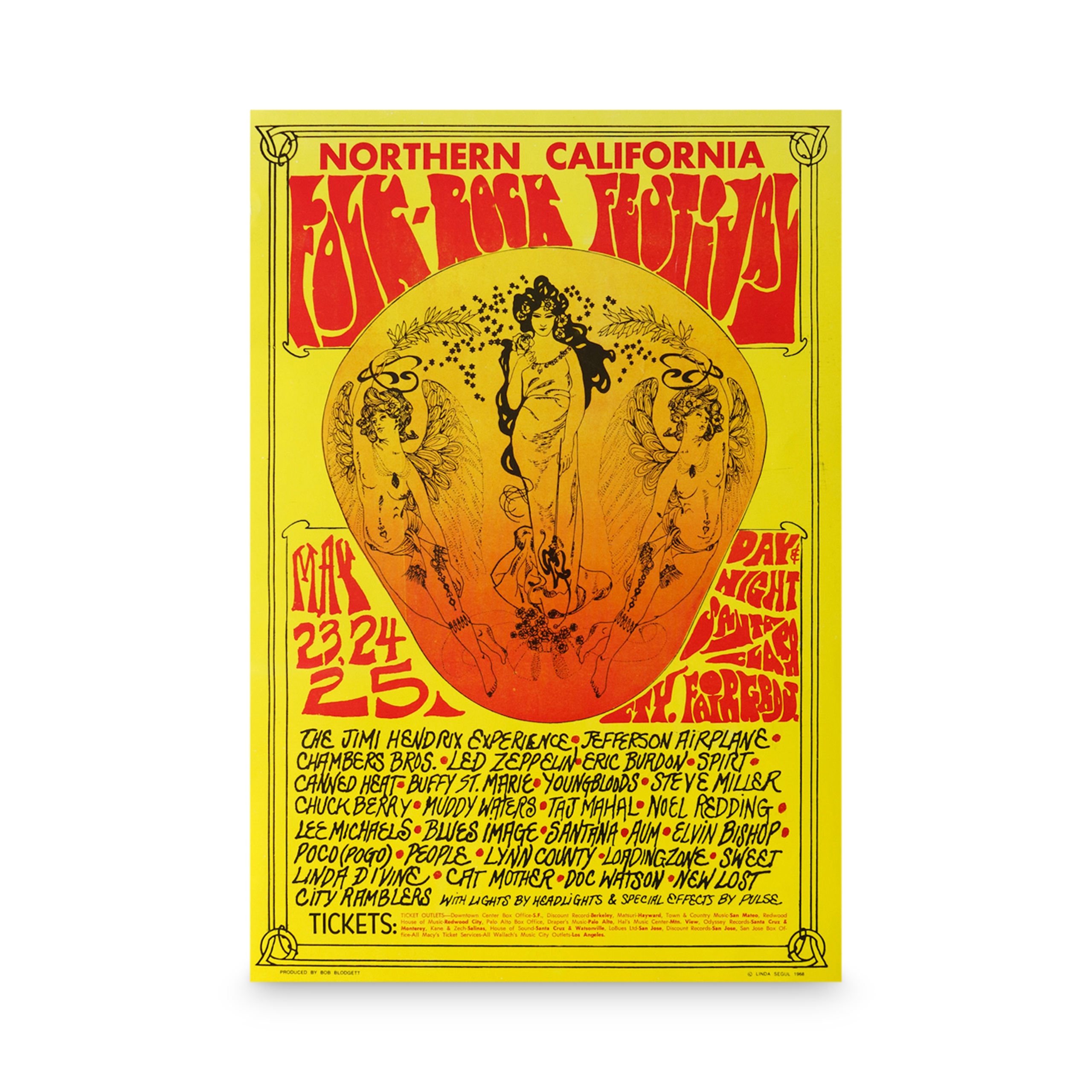 Folk - Rock 1968 Festival [Poster]