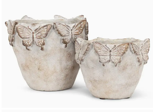 Concrete Butterfly Planter