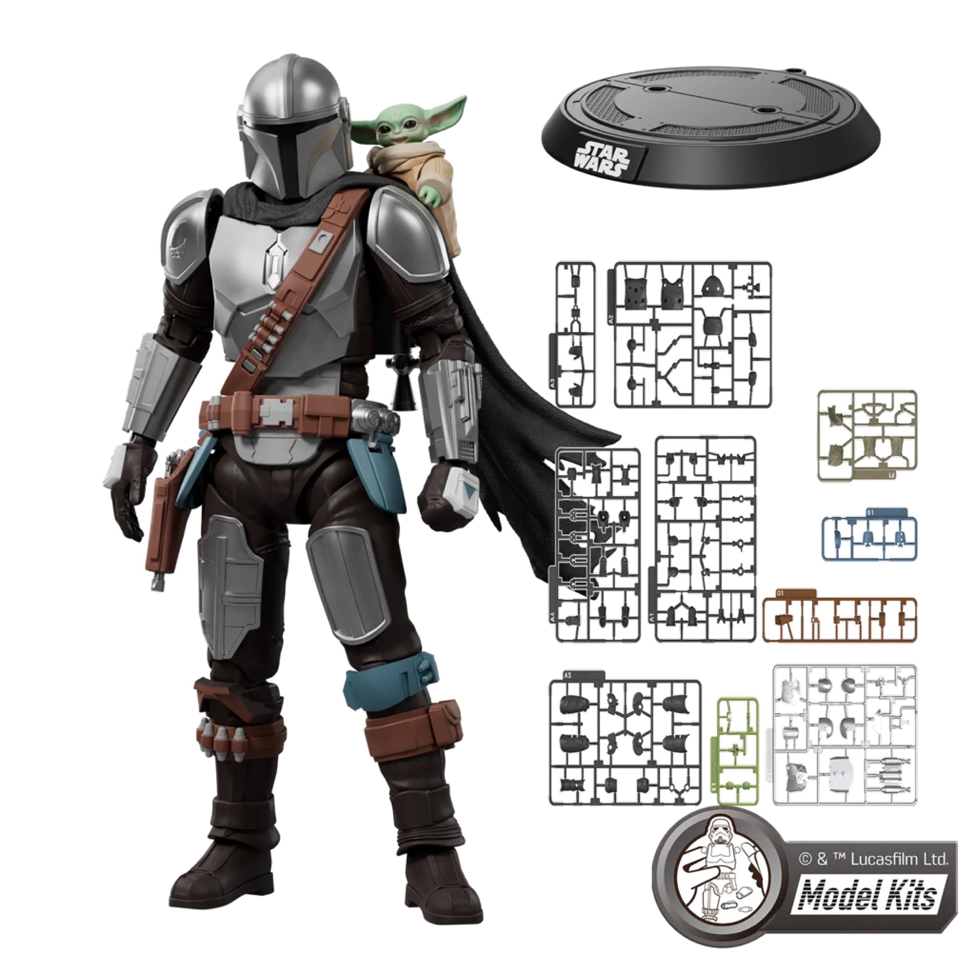 Blokees - Star Wars: The Mandalorian & Grogu - Din Djarin & Grogu Model Kit