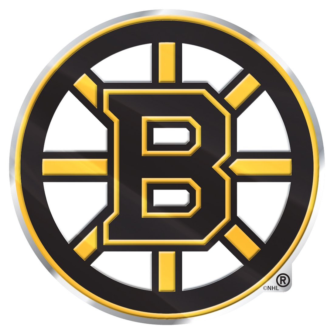 Boston Bruins Color Auto Emblem