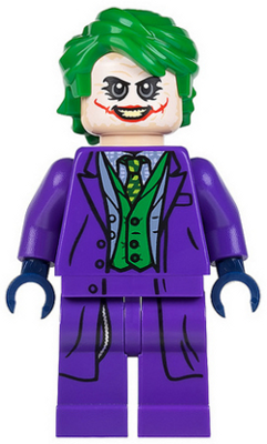 sh0133 The Joker - Dark Purple Suit, Green Vest, Green Hair