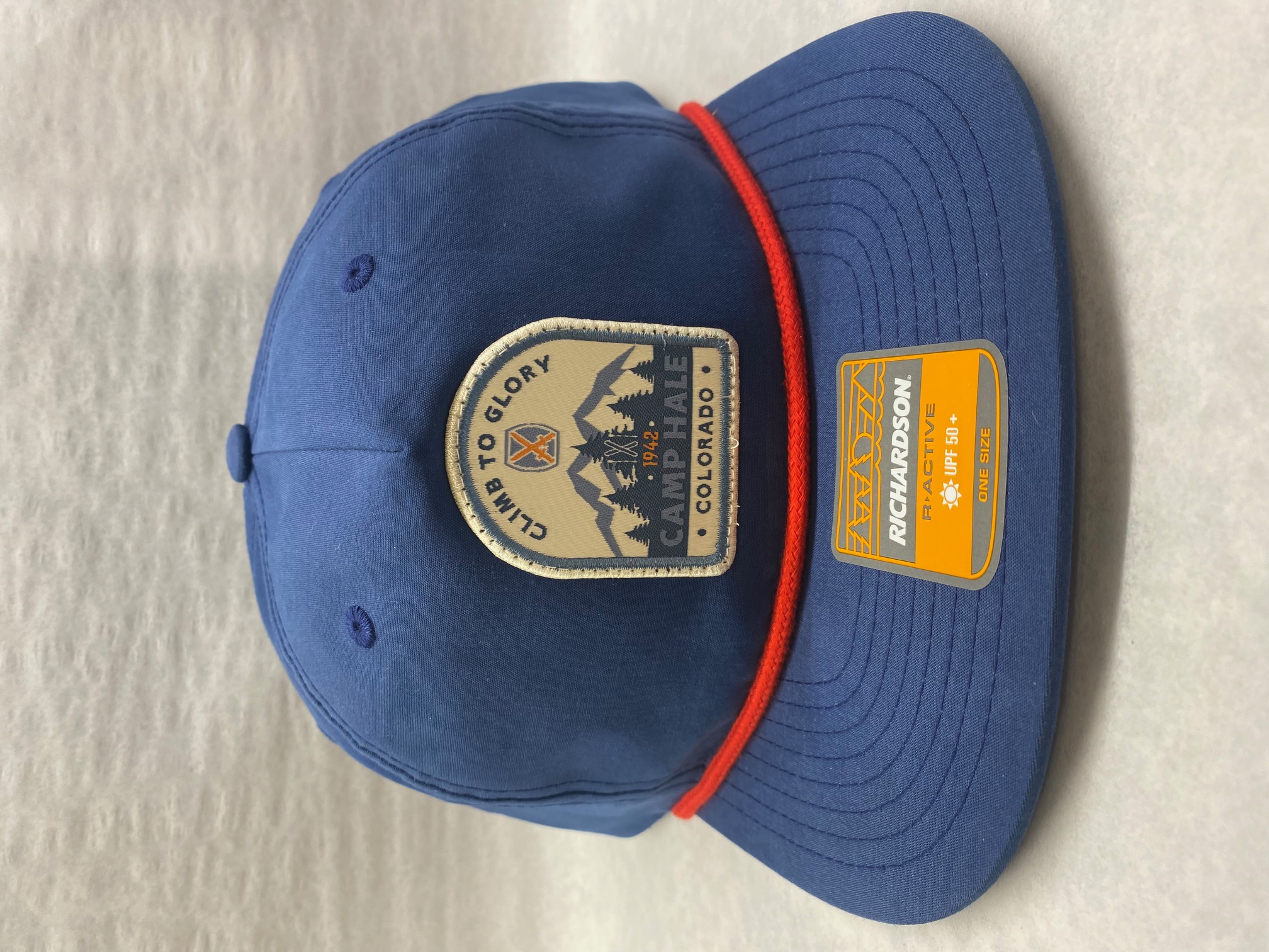 Camp Hale Navy with Red Rope Hat Ballcap