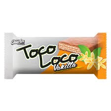 Charles Chocolates Import Toco Loco Vanilla Cream Wafer 1.15oz 12ct