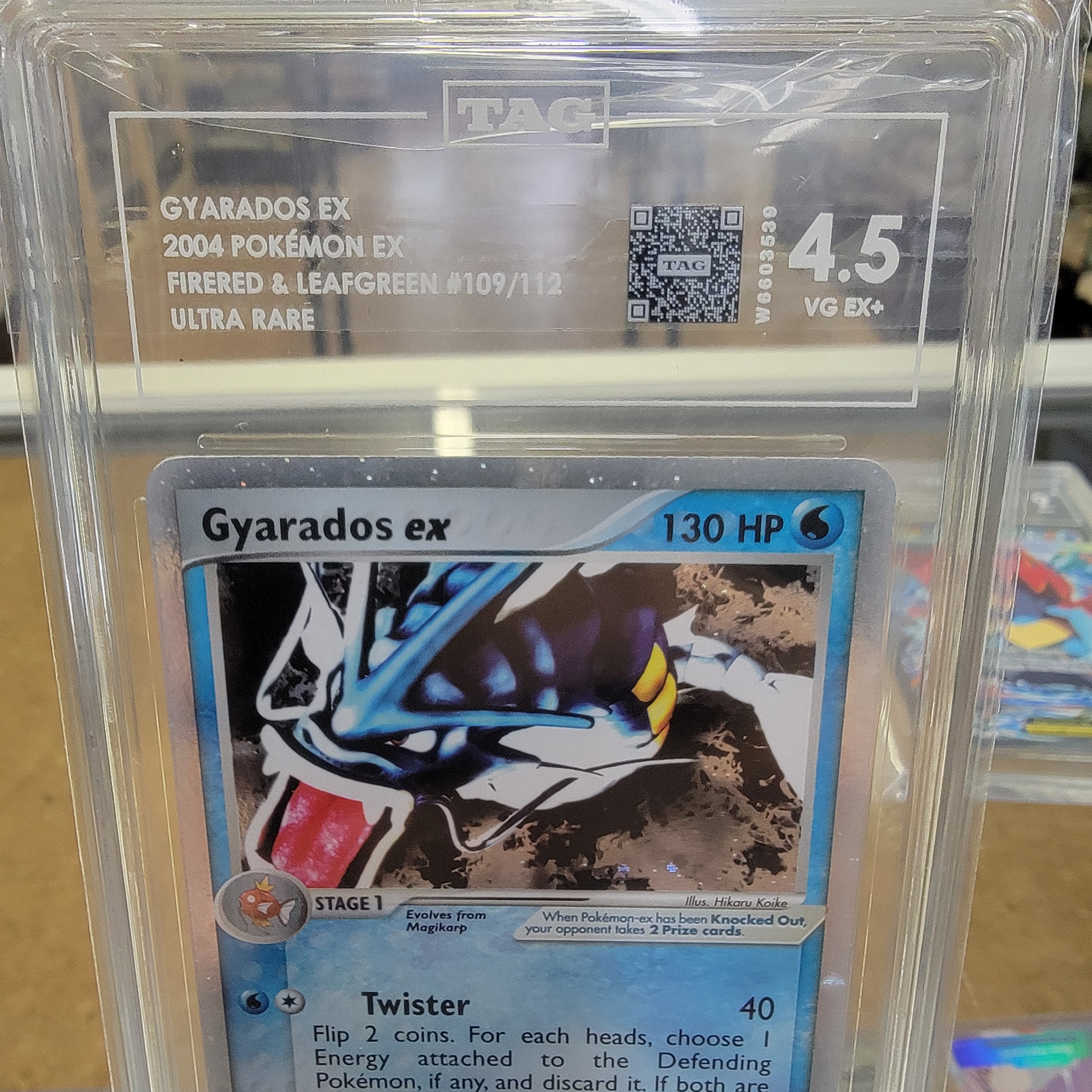 Tag 4.5 Gyarados Ex Graded Card