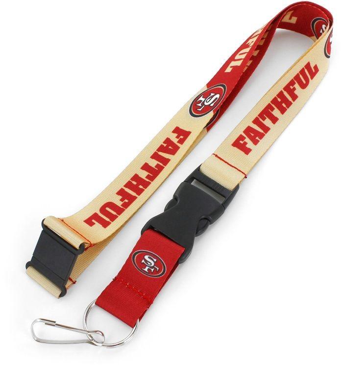 San Francisco 49ers Slogan Style Lanyard