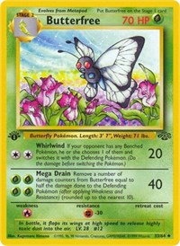 Butterfree JU 33/64 Uncommon NM