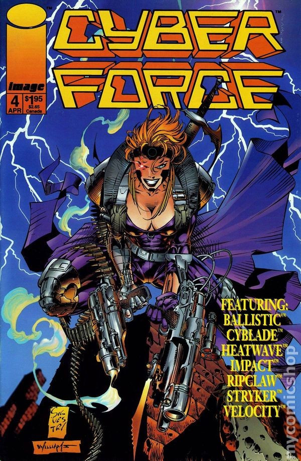 Image Cyber Force #4 April 1994