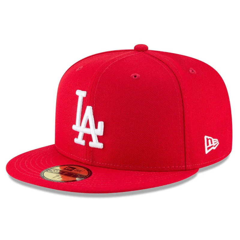 Los Angeles Dodgers Scarlet Red New Era 59FIFTY Fitted Hat
