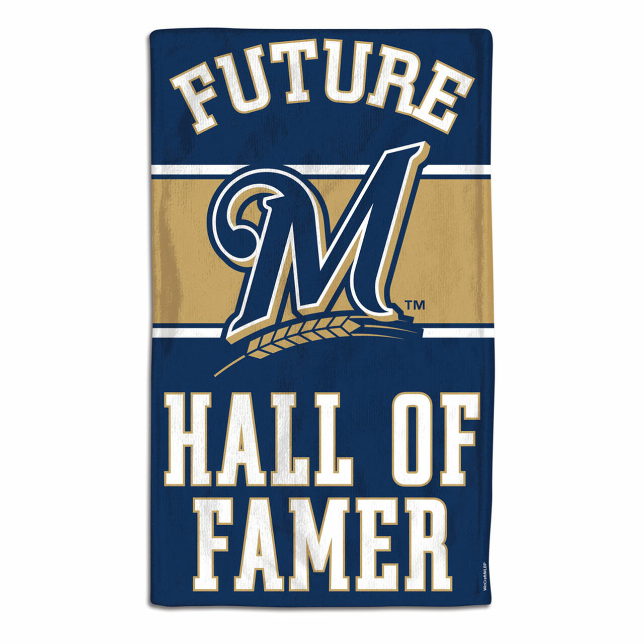 Milwaukee Brewers Baby Burp Cloth 10x17"
