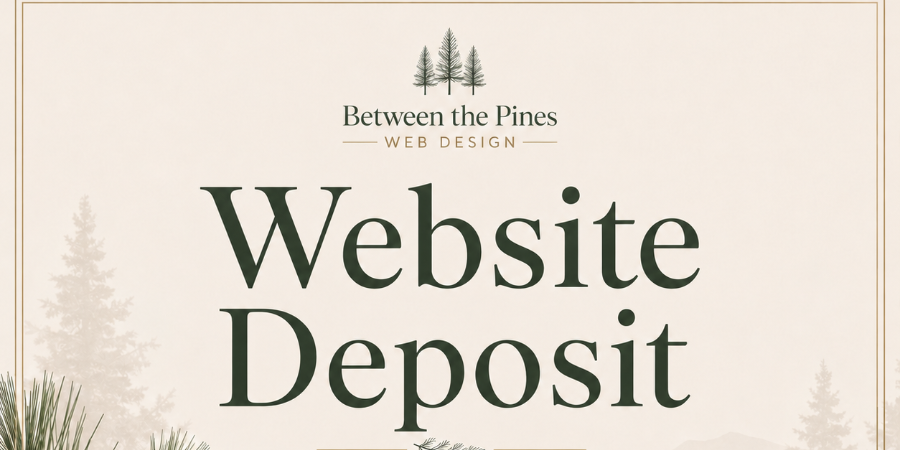 Website Deposit payment graphic