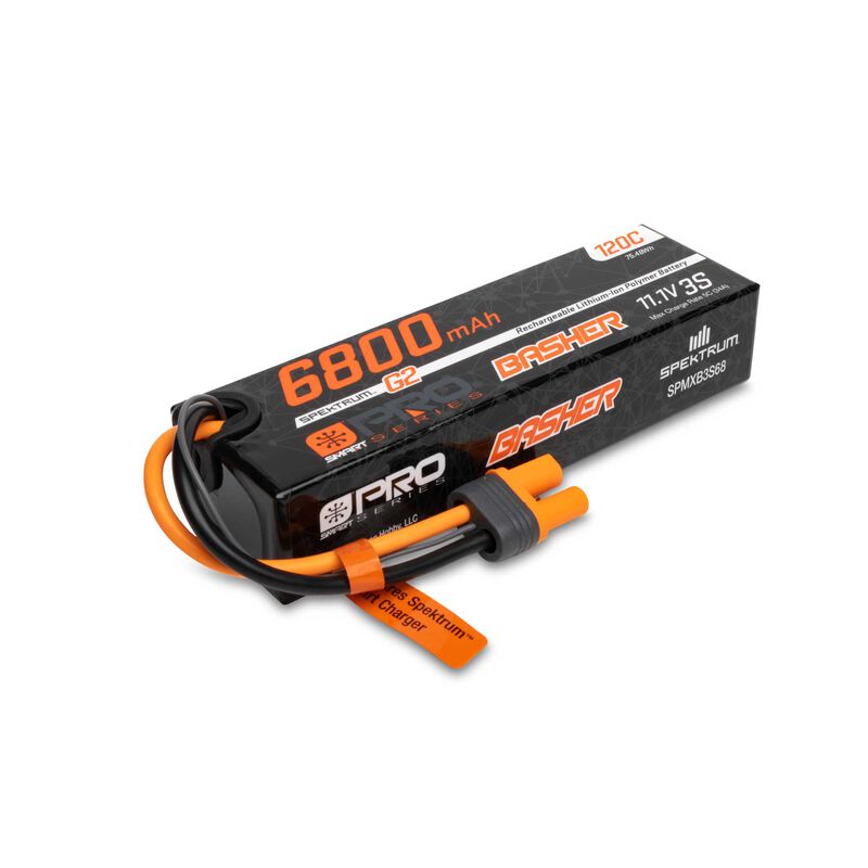 6800mah 3S 11.1V Smart Pro Basher IC5 120C SPMXB3S68
