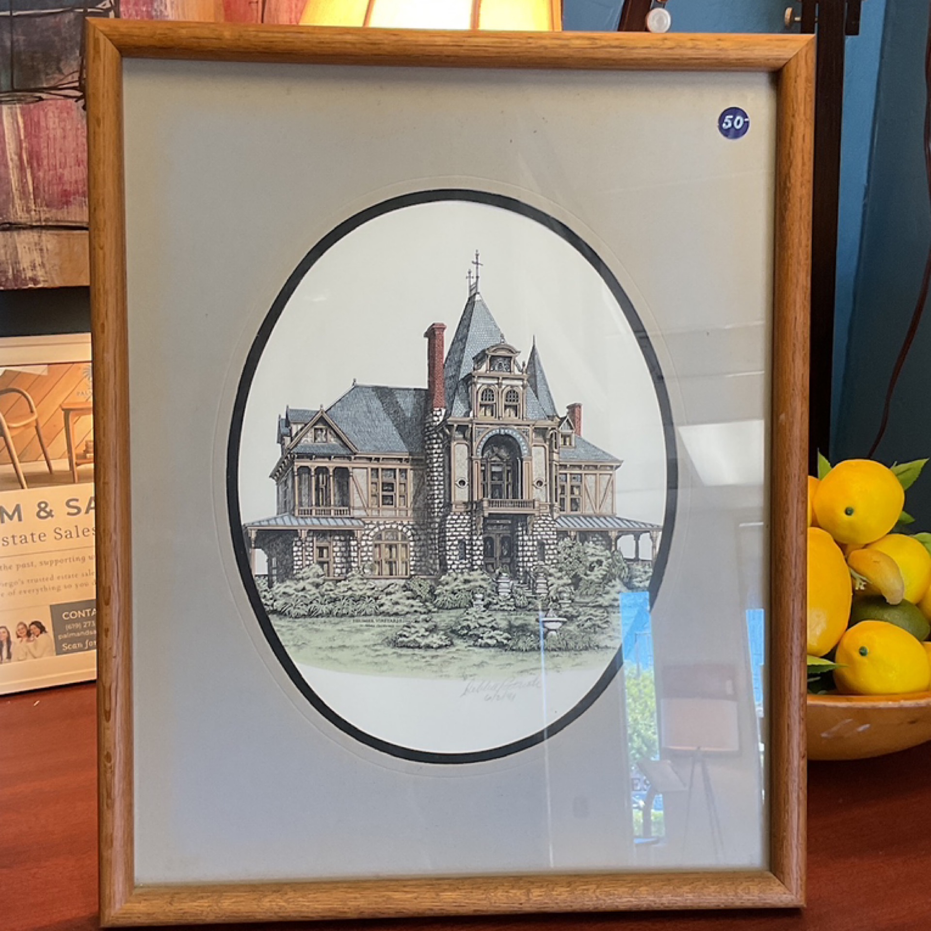 Beringer Vineyard Art Frame