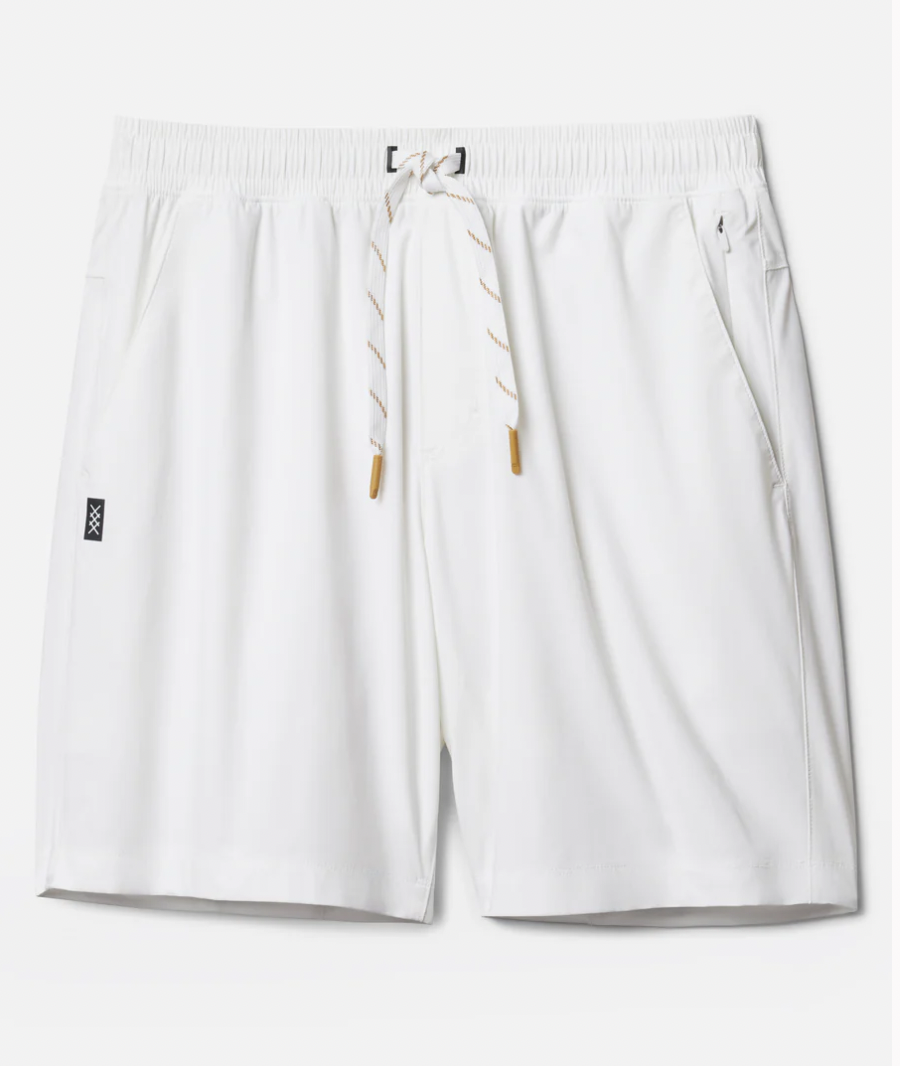 7" Lined Pursuit Short, Multiple Colors - Bright White, Medium