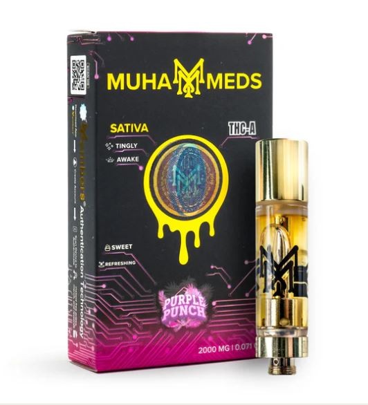 MUHA Meds THCa 510 Cartridge - 2G - Purple Punch - Regular