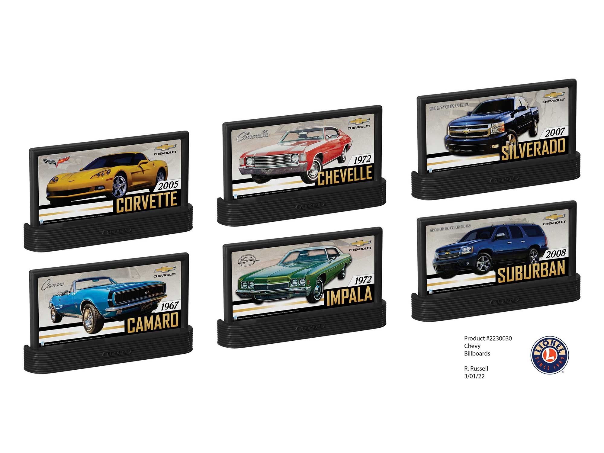 Chevy Billboard Pack 2330030