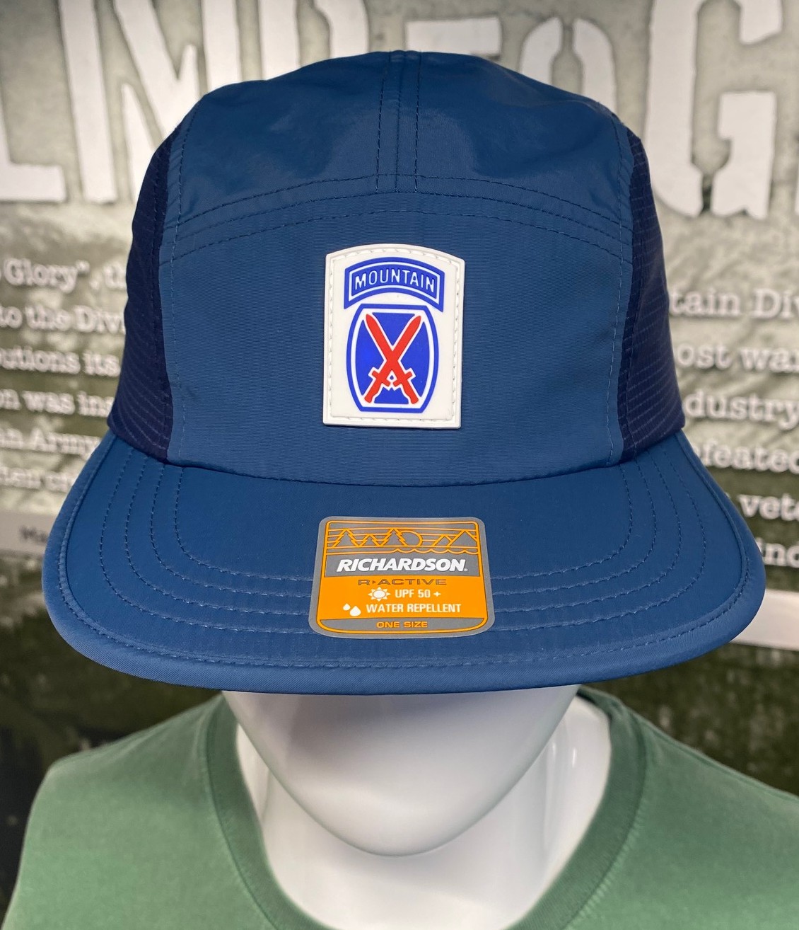 10th Navy 5 Panel Camper Hat