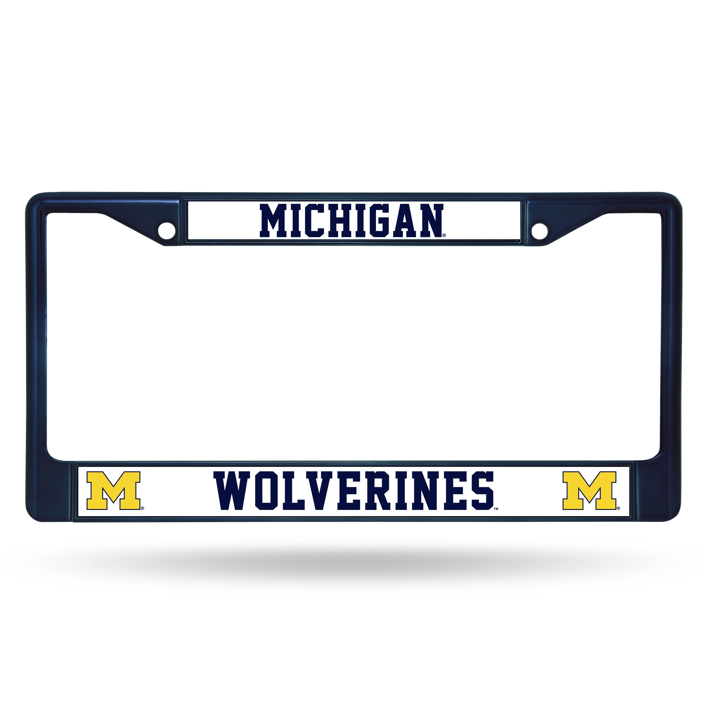 Michigan Wolverines Navy Metal License Plate Frame