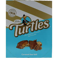 Demet Turtles Sea Salt Caramel 24 Ct 1.76 Oz 3 Piece Bars